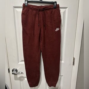 Nike Burgundy Joggers